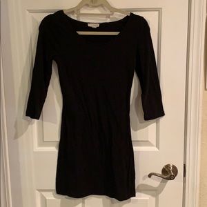 Black long sleeve dress